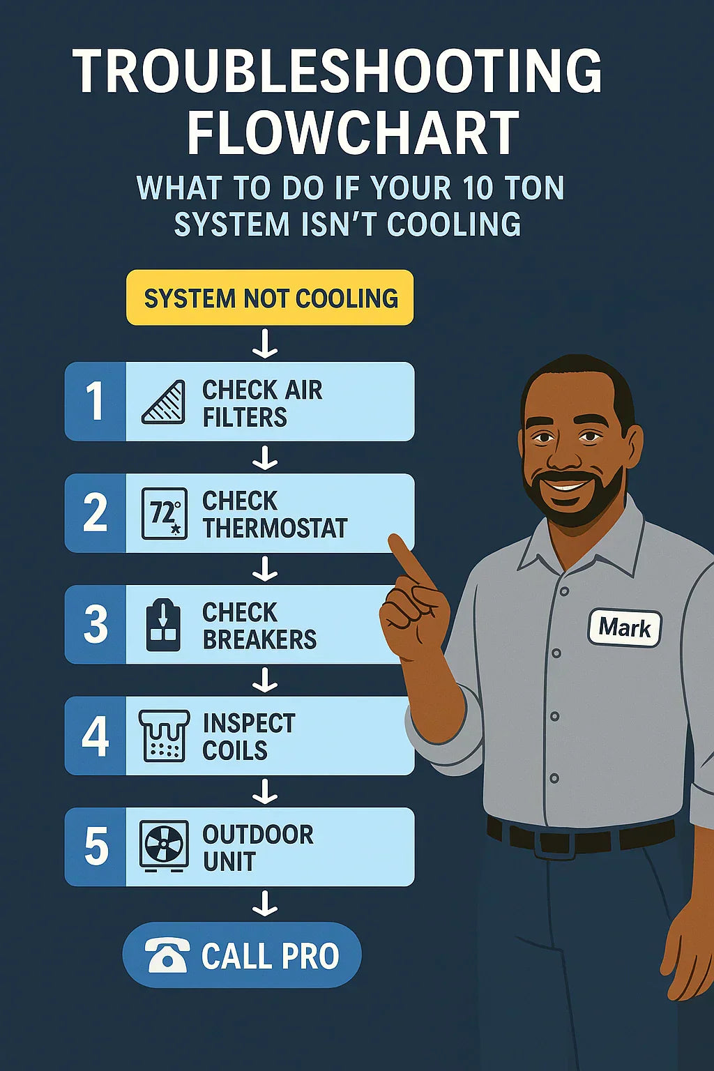 Troubleshooting Guide: What to Do If Your 10 Ton System Isn’t Cooling Properly