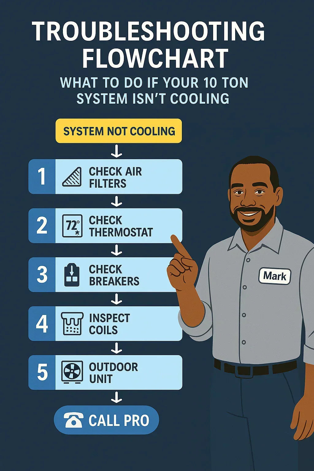 Troubleshooting Guide: What to Do If Your 10 Ton System Isn’t Cooling Properly
