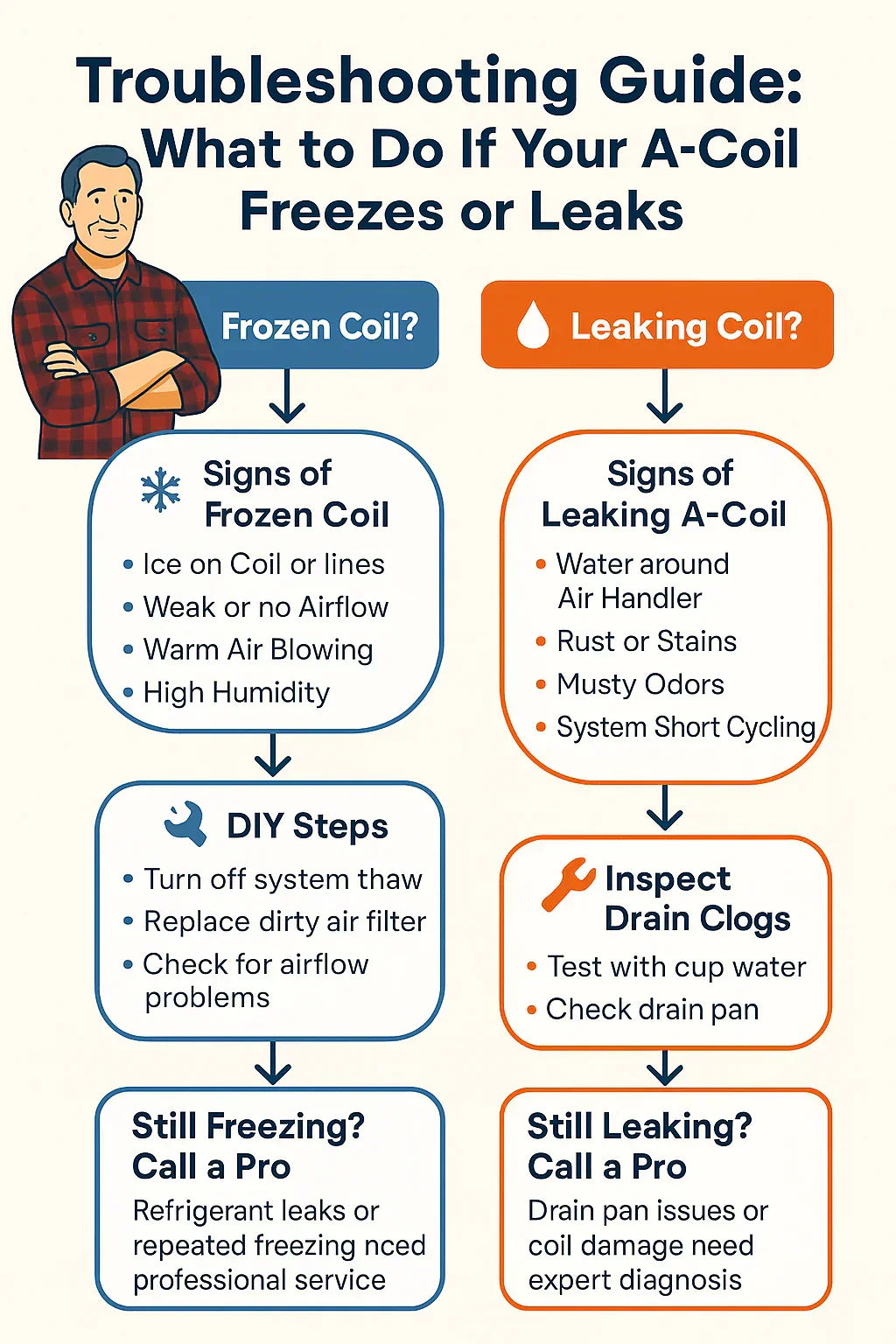 Troubleshooting Guide: What to Do If Your A-Coil Freezes or Leaks