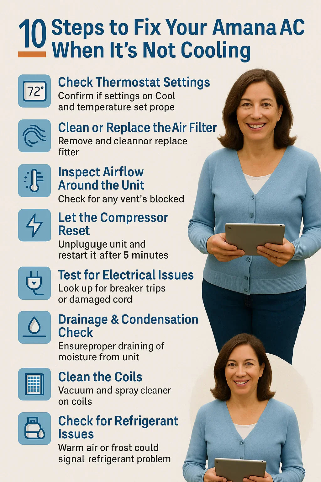 Troubleshooting Guide — What to Do If Your Amana Wall AC Isn’t Cooling Properly