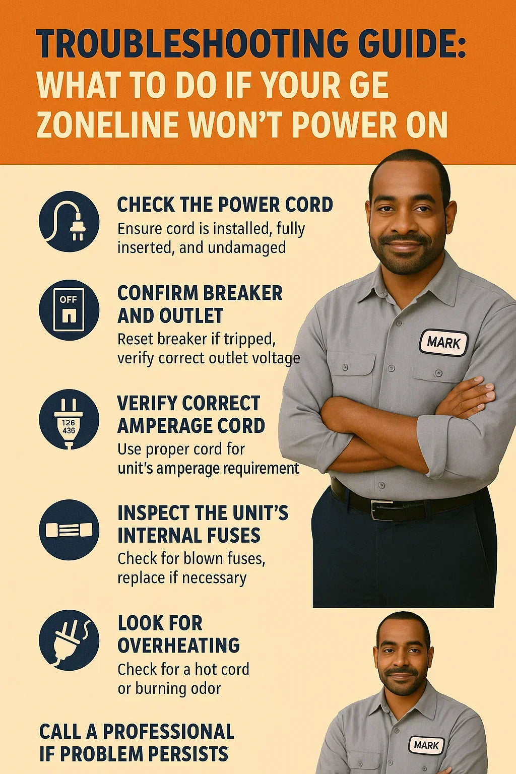 Troubleshooting Guide: What to Do If Your GE Zoneline Won’t Power On