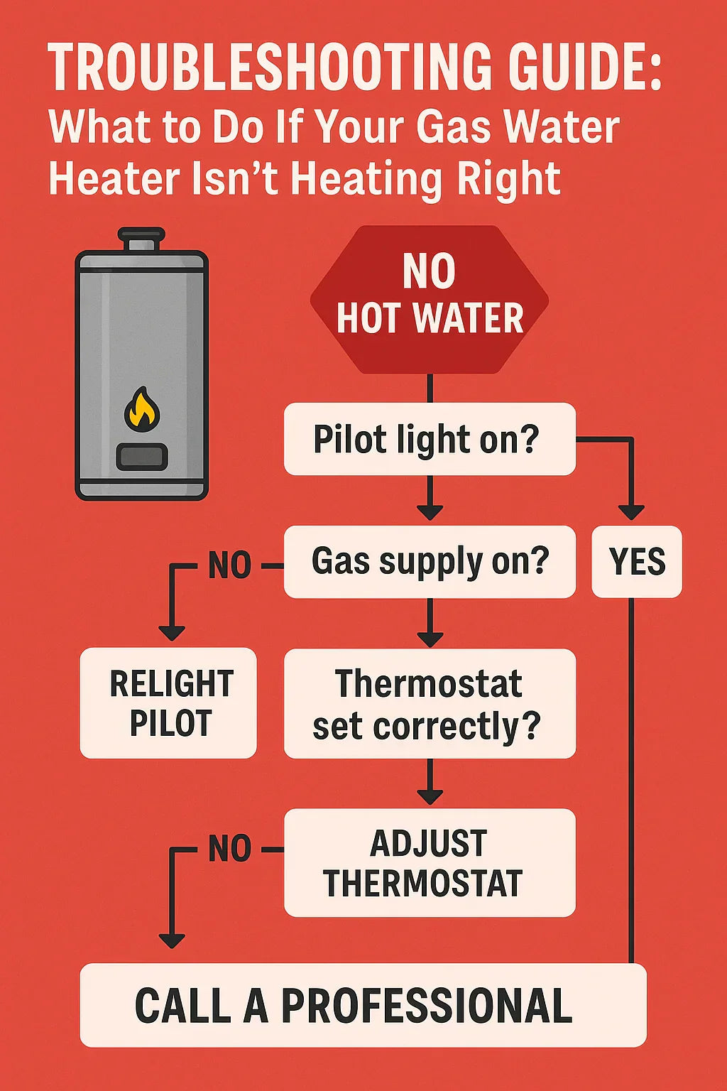 Troubleshooting Guide What to Do If Your Gas Water Heater Isn’t Heating Right