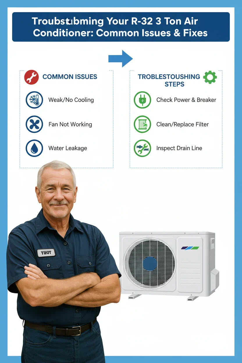 Troubleshooting Your R-32 3 Ton Air Conditioner Common Issues & Fixes