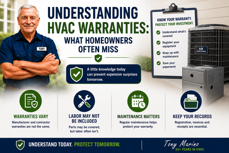 Understanding HVAC Warranties: What Homeowners Often Miss