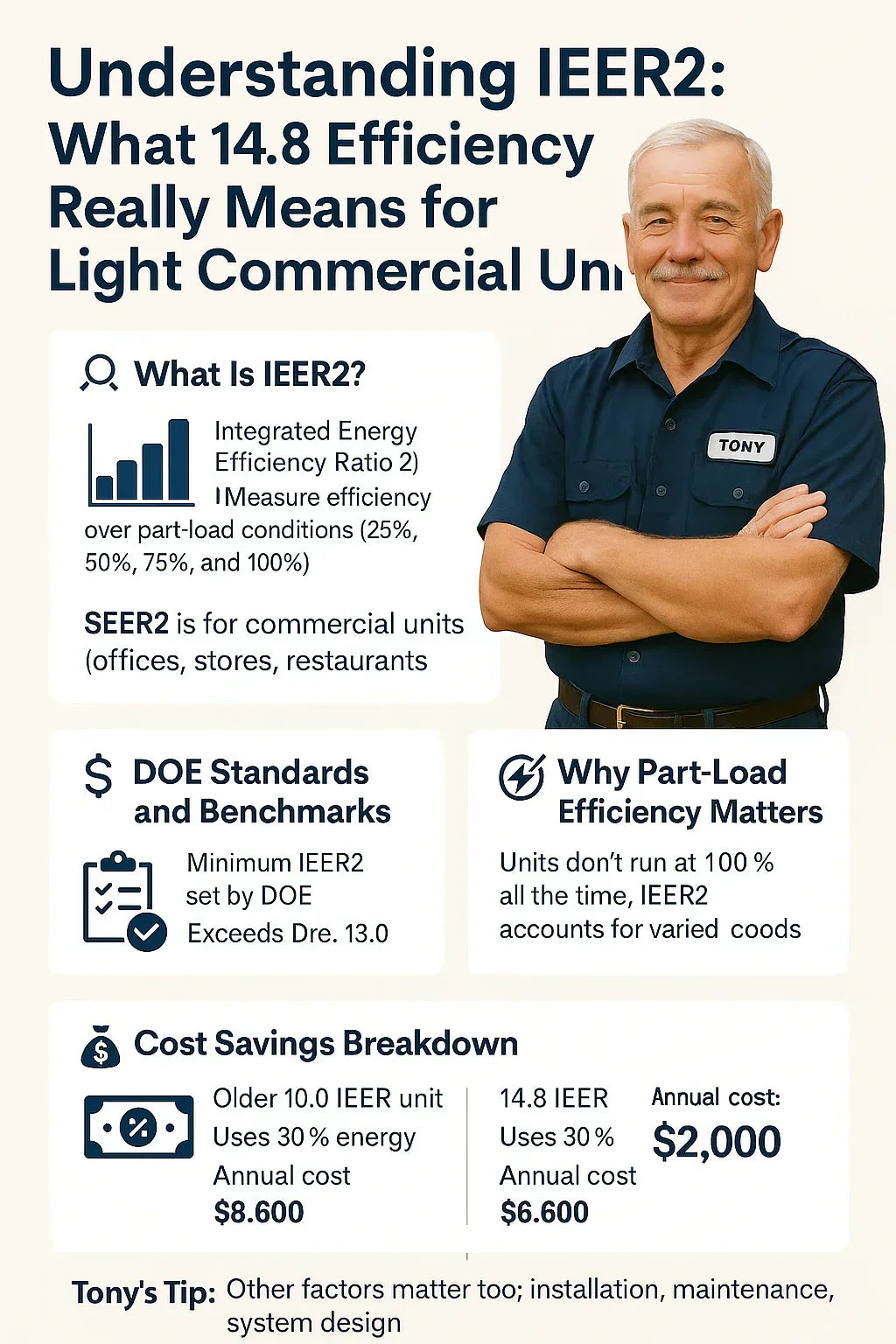 Understanding IEER2: What 14.8 Efficiency Really Means for Light Commercial Units