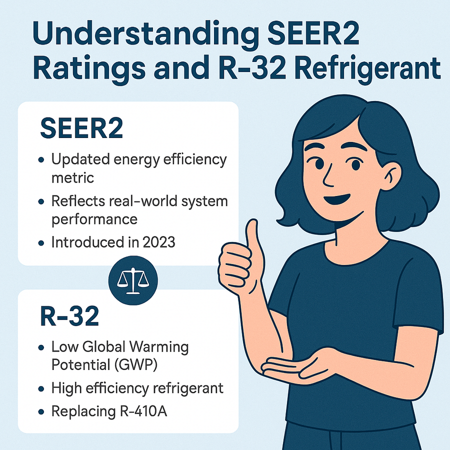 Understanding SEER2 Ratings and R32 Refrigerant