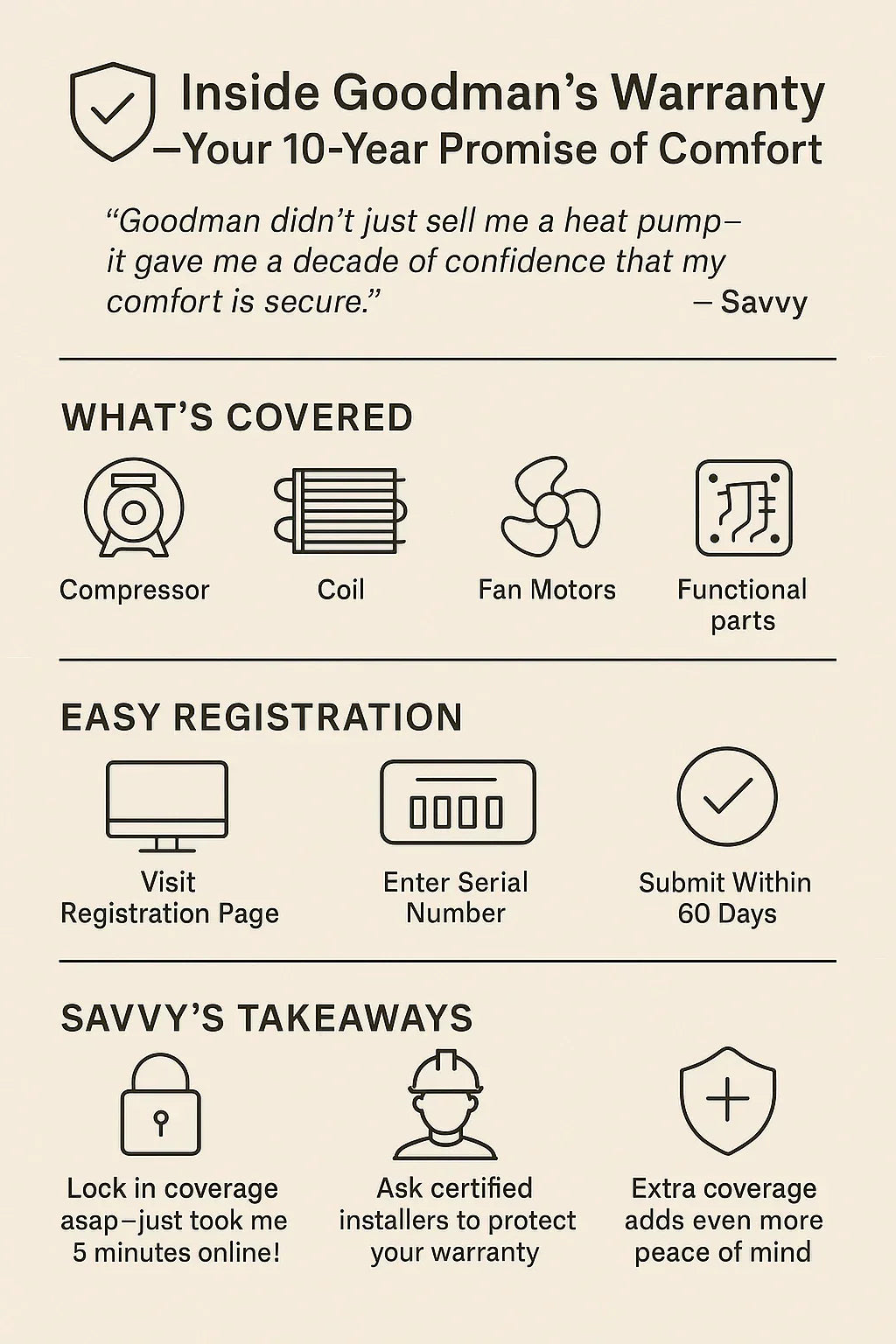 Understanding the Warranty: Goodman’s Promise of Long-Term Reliability