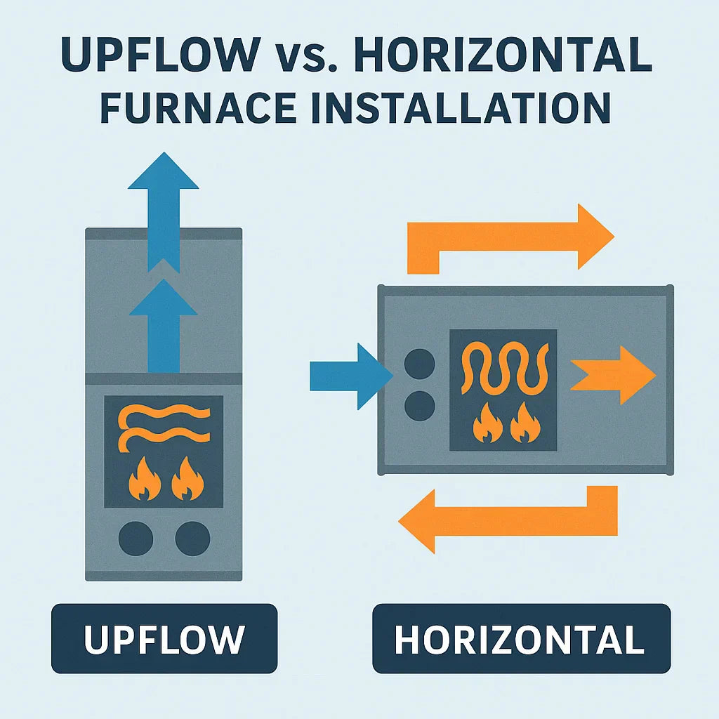 Upflow vs. Horizontal Furnace Installation Which One Fits Your Utility Space