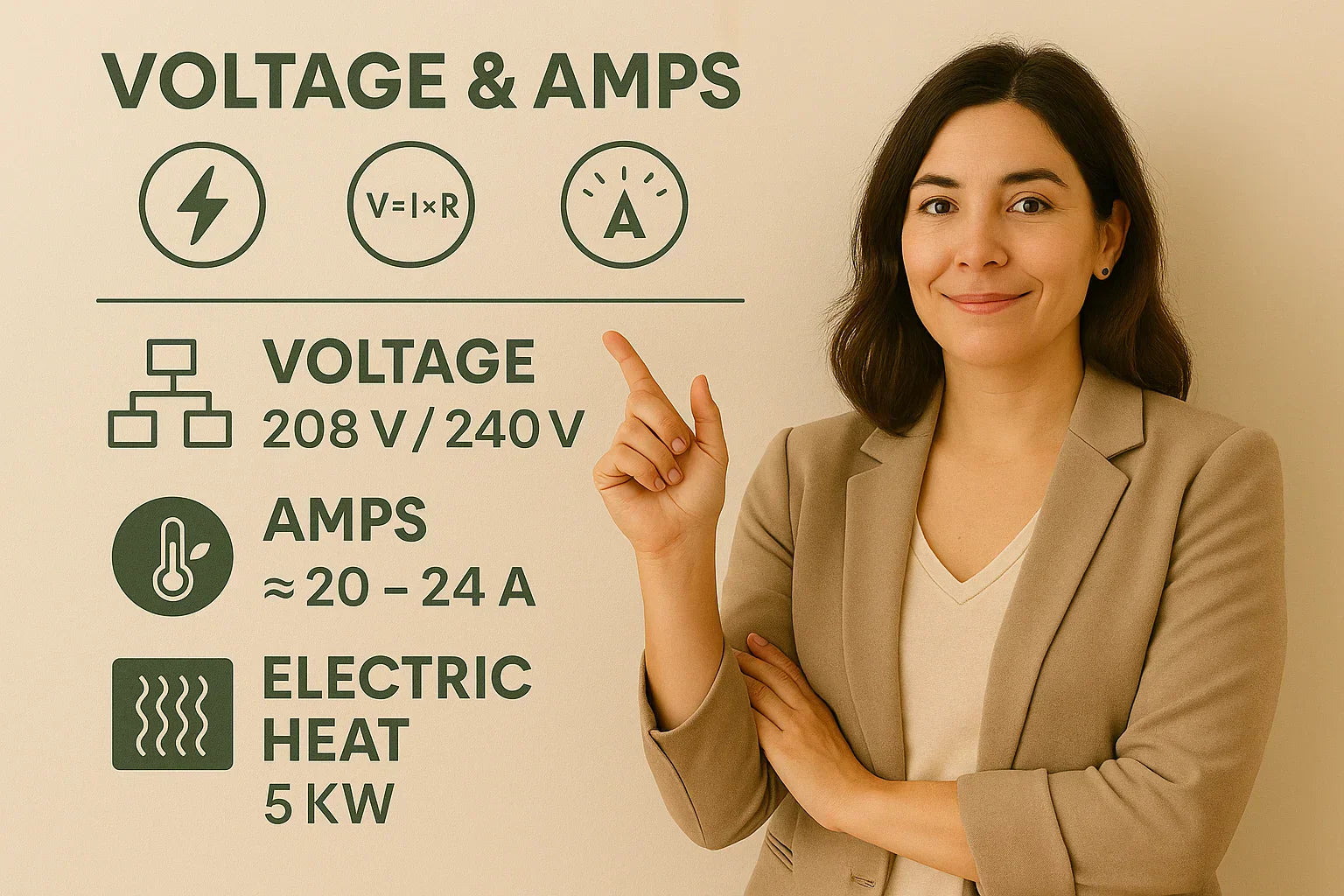 Voltage, Amps & Heat Kits — Designing Safe, Efficient Rooms With 5 kW Electric Heat