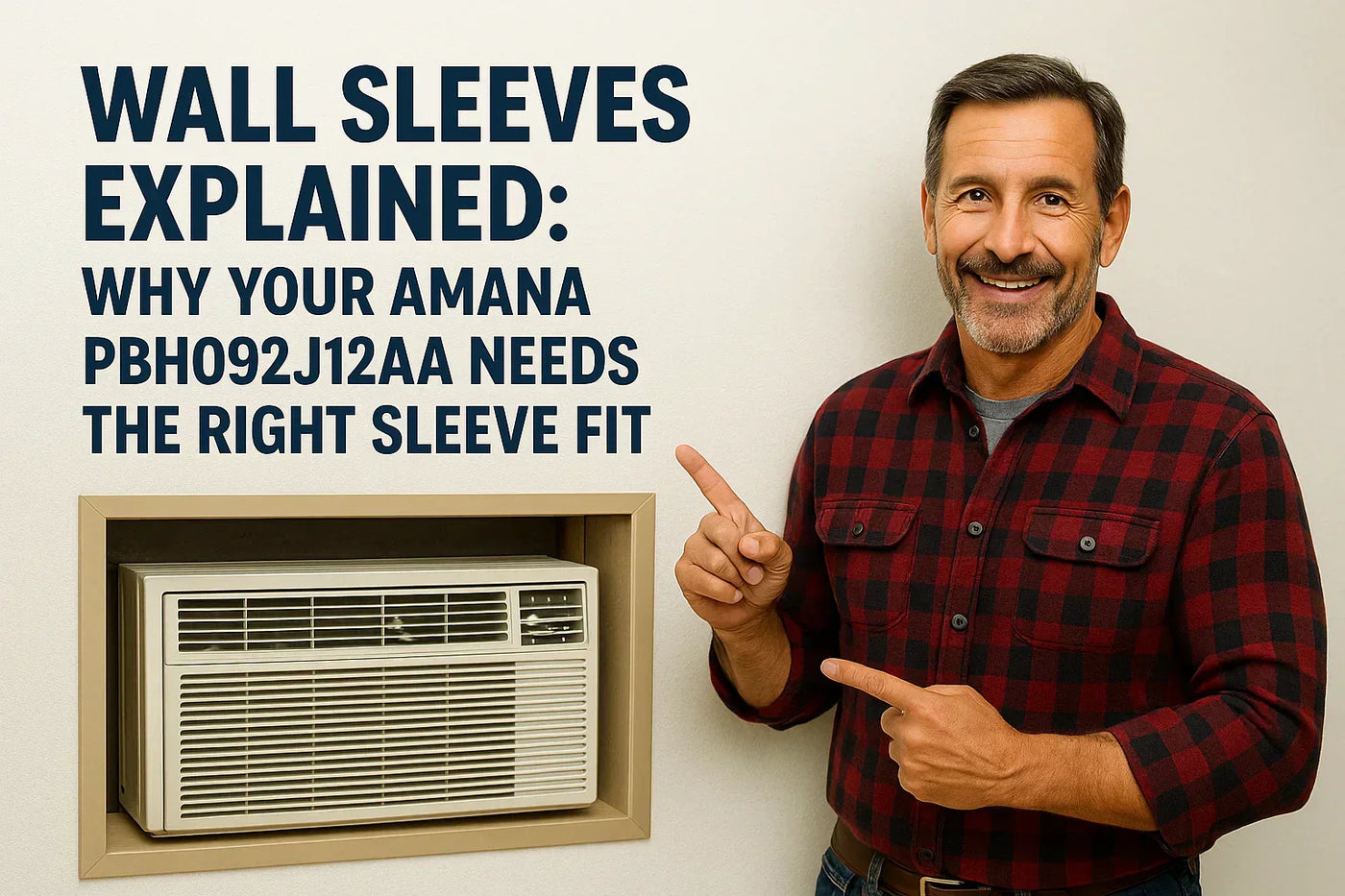 Wall Sleeves Explained: Why Your Amana PBH092J12AA Needs the Right Sleeve Fit