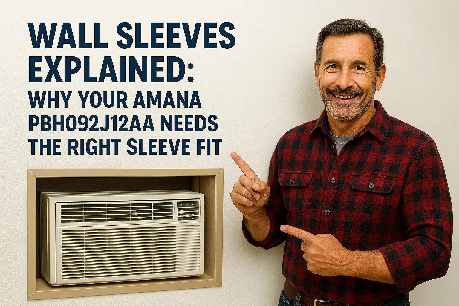 Wall Sleeves Explained: Why Your Amana PBH092J12AA Needs the Right Sleeve Fit