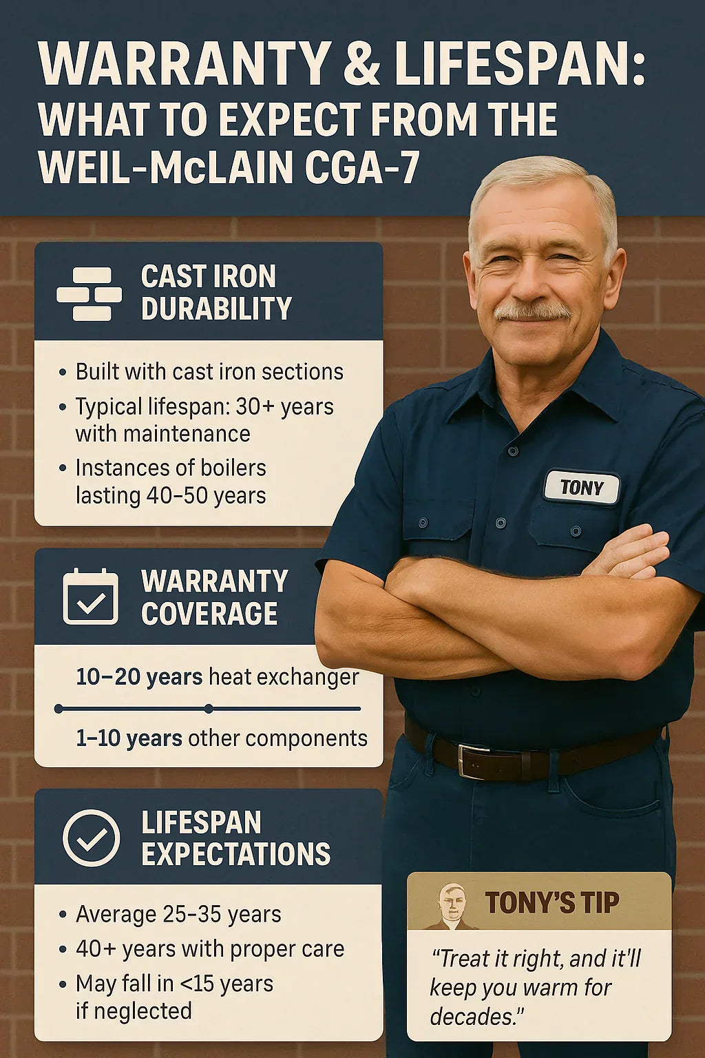 Warranty & Lifespan: What to Expect from the Weil-McLain CGA-7