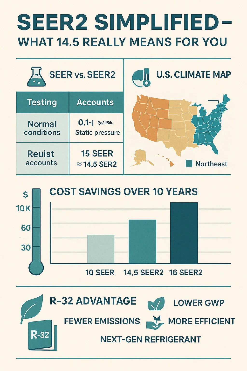 What Does 14.5 SEER2 Really Mean for Homeowners in the Northeast