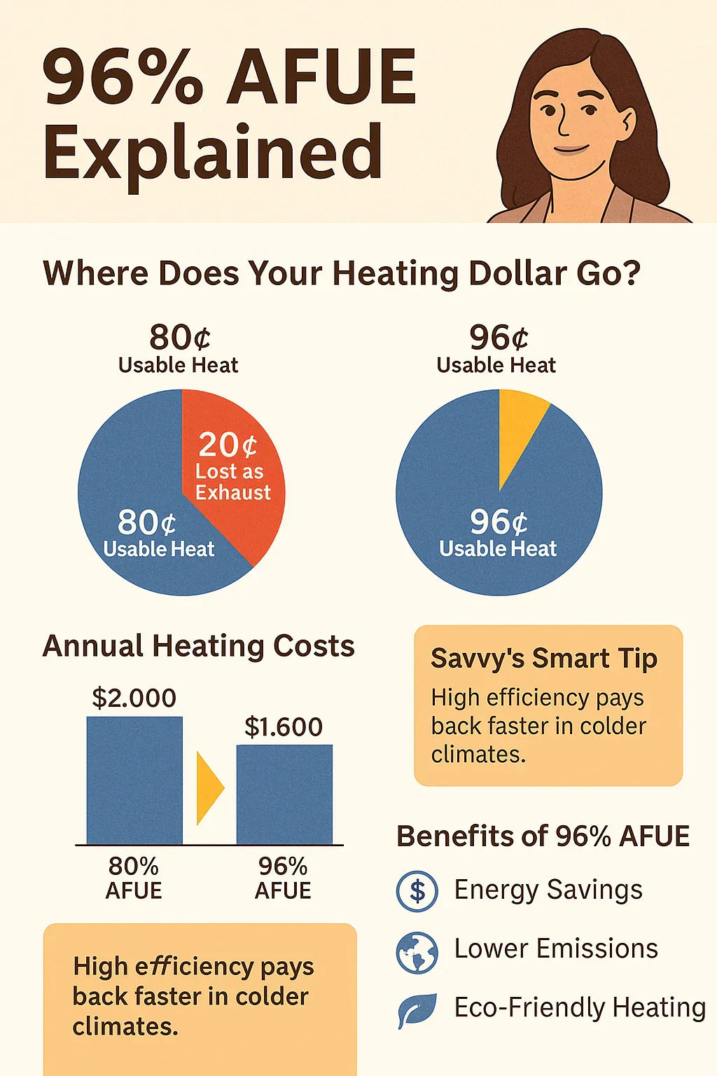 What Does 96% AFUE Really Mean? Furnace Efficiency Explained