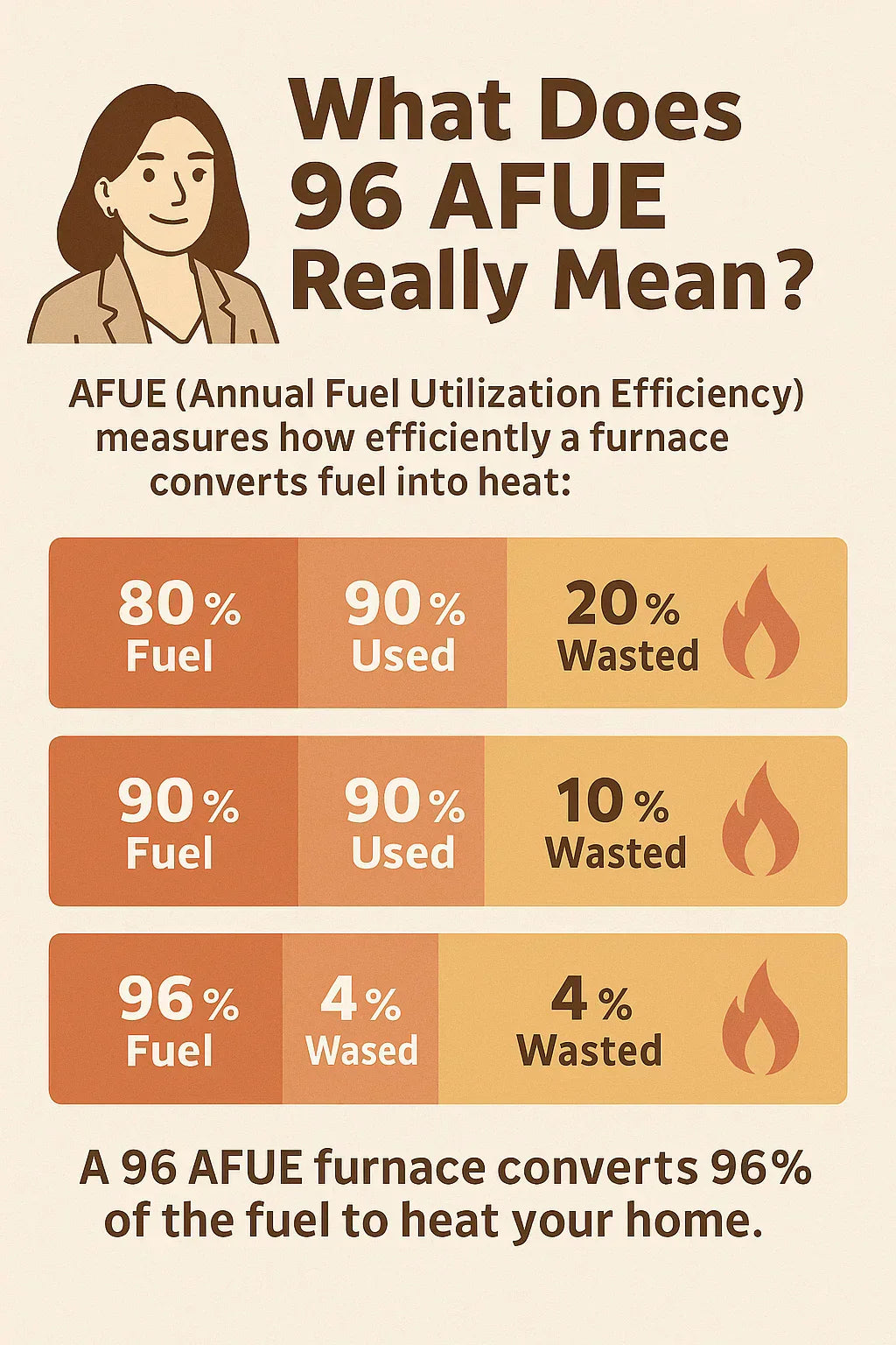 What Does 96 AFUE Really Mean Furnace Efficiency Ratings Demystified