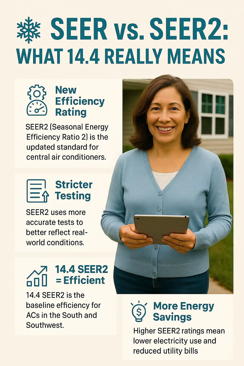 What Does SEER2 14.4 Really Mean? Efficiency Explained for DIY Buyers