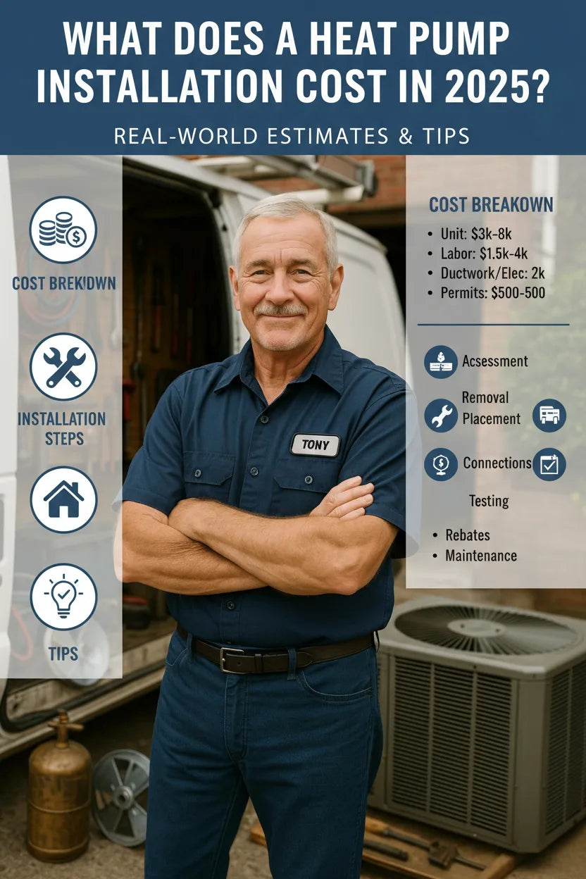 What Does a Heat Pump Installation Cost in 2025 Real-World Estimates & Tips