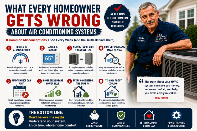 What Every Homeowner Gets Wrong About Air Conditioning Systems