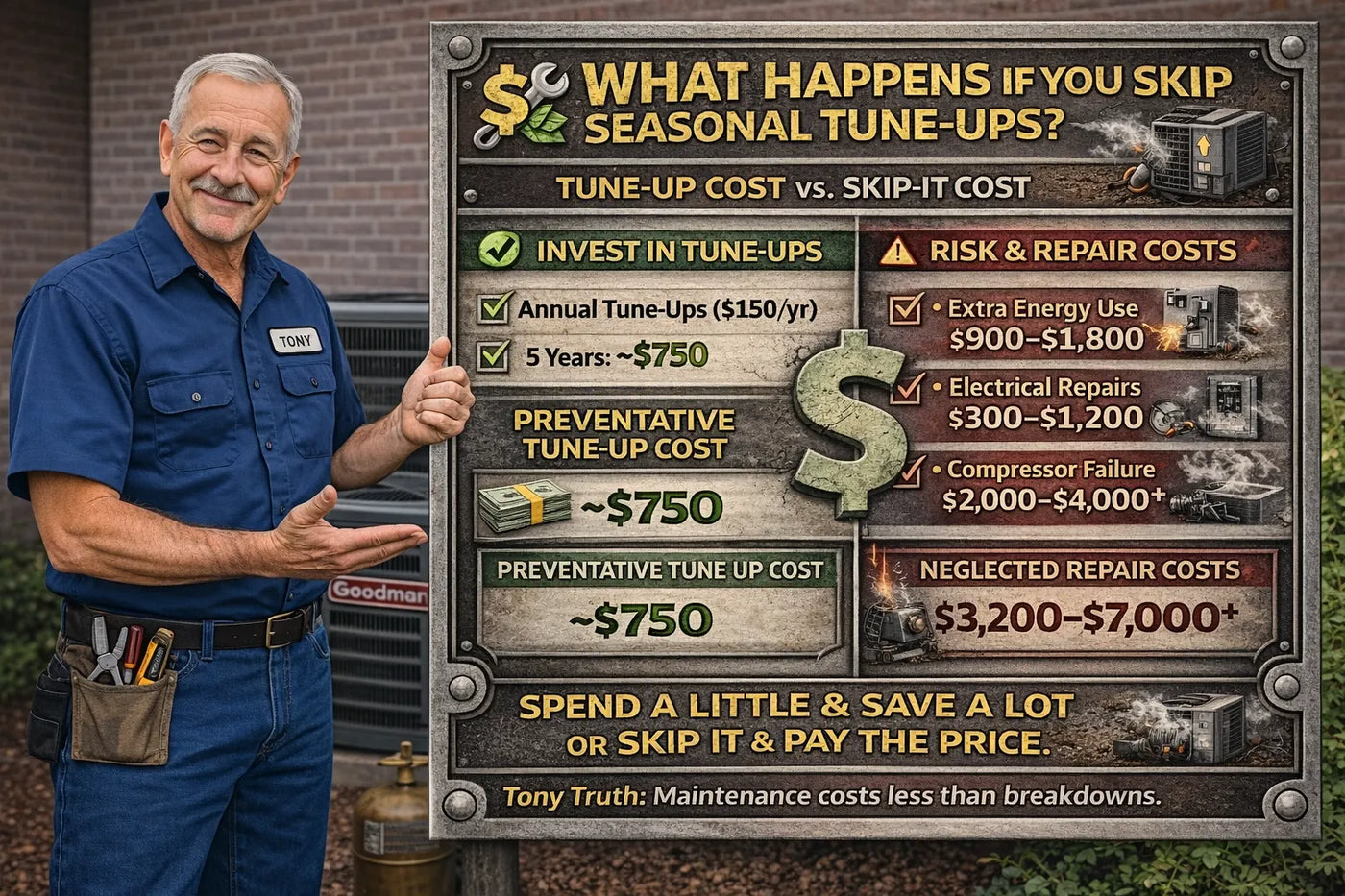 What Happens If You Skip Seasonal Tune-Ups? A Cost Breakdown