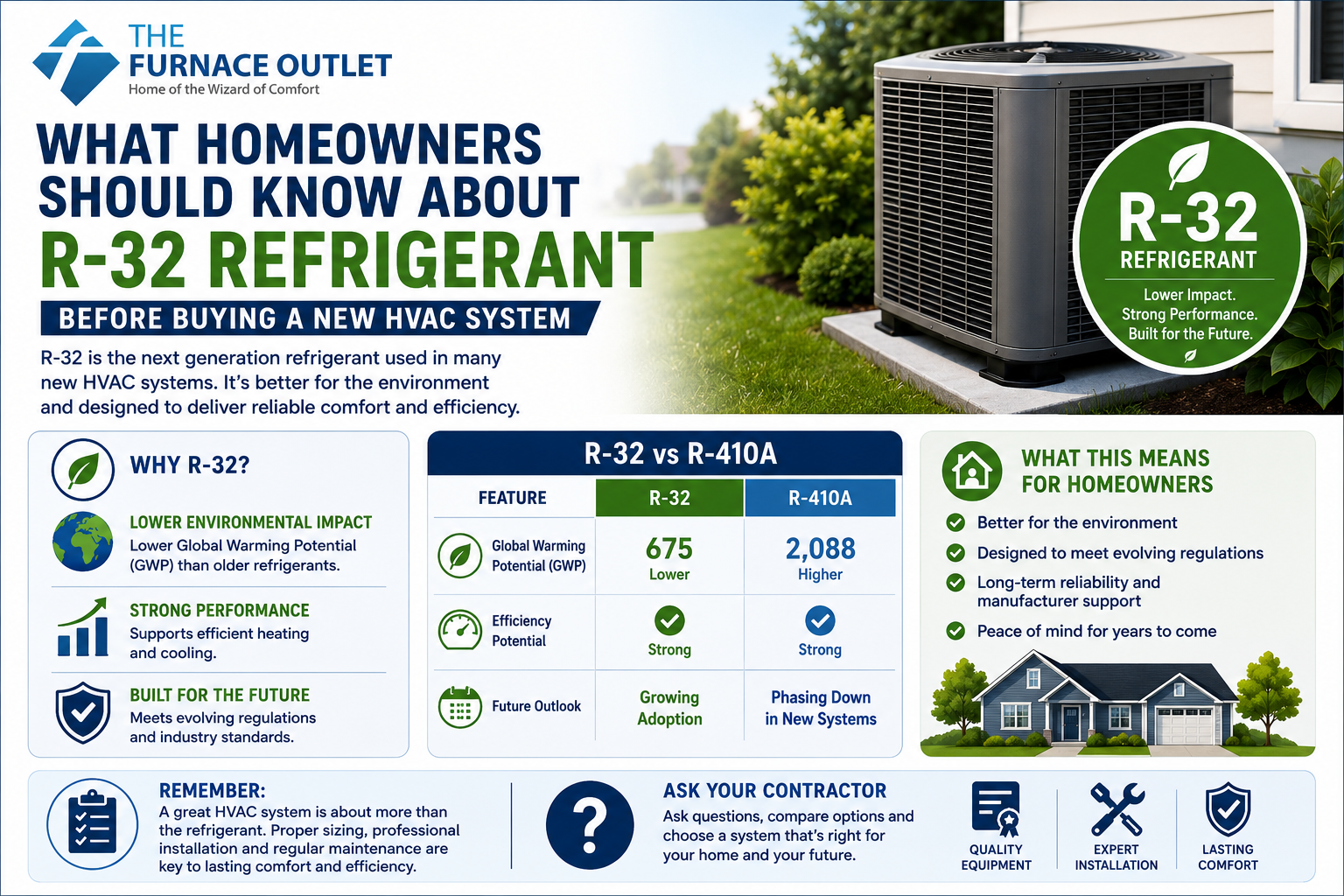 What Homeowners Should Know About R-32 Refrigerant Before Buying a New HVAC System