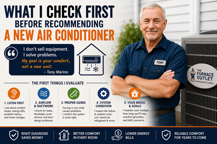 What I Check First Before Recommending a New Air Conditioner