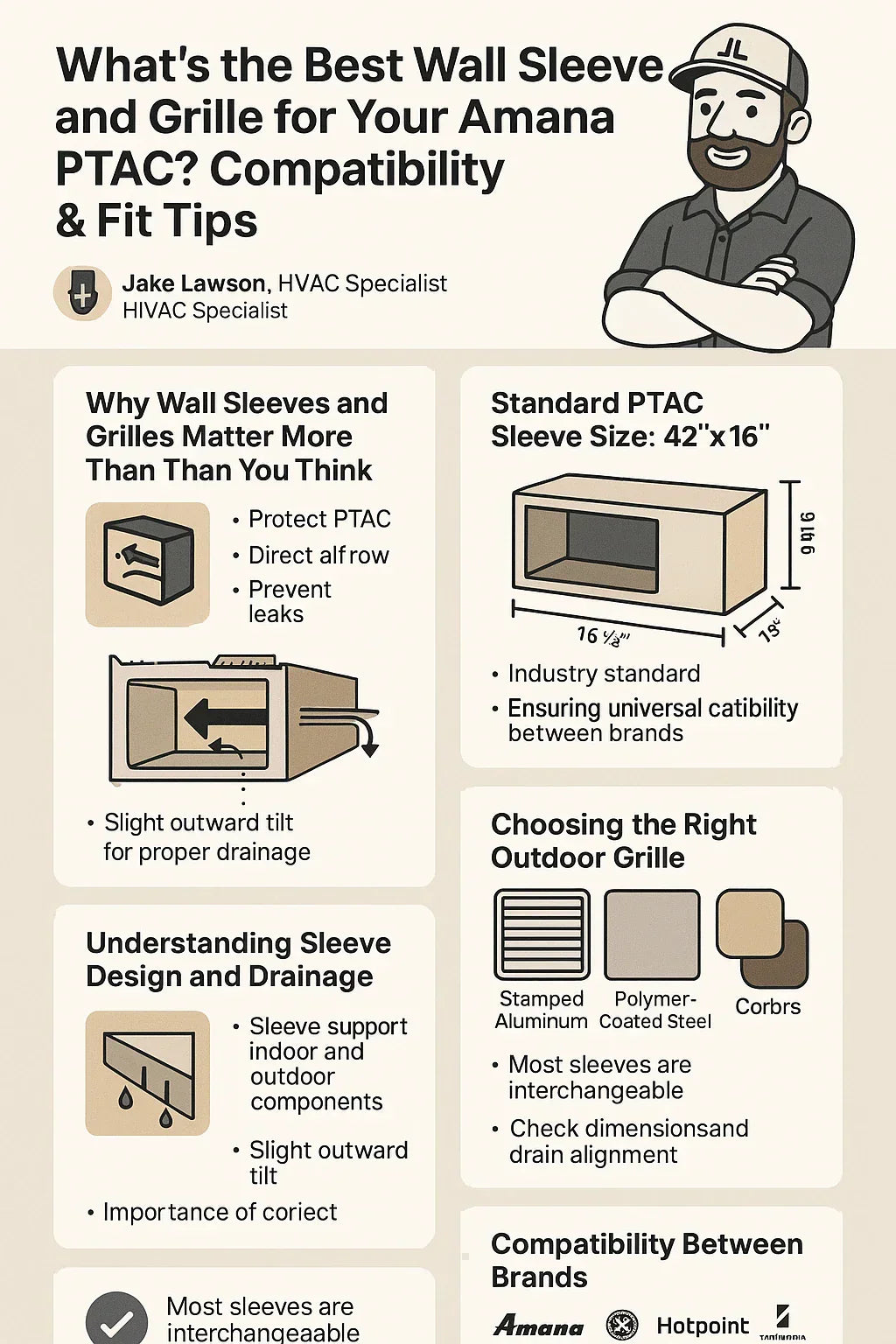 What’s the Best Wall Sleeve and Grille for Your Amana PTAC Compatibility & Fit Tips