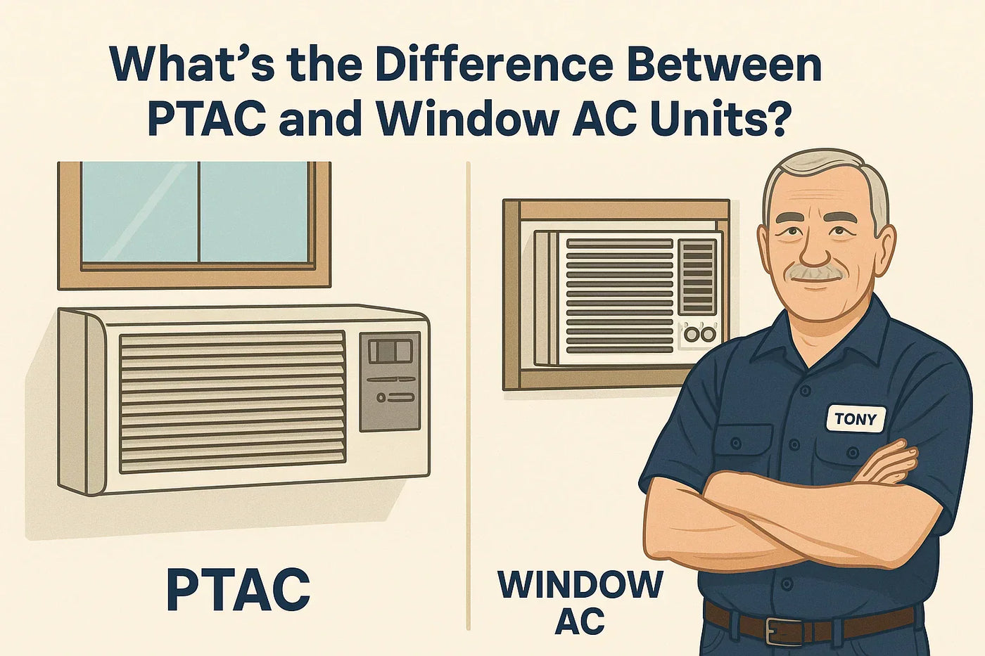 What’s the Difference Between PTAC and Window AC Units?