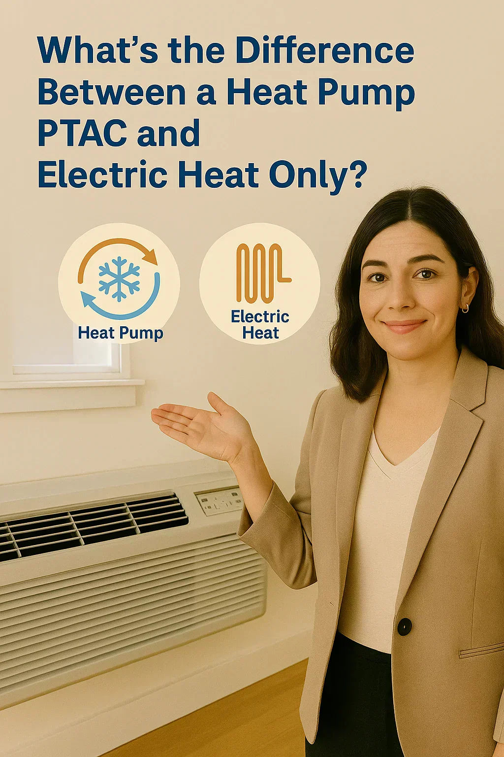 What’s the Difference Between a Heat Pump PTAC and Electric Heat Only?