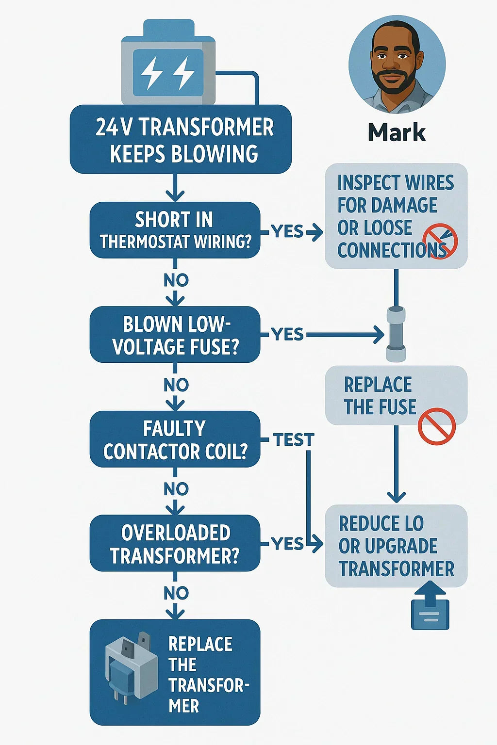 What to Do If Your 24V Transformer Keeps Blowing—Mark’s Troubleshooting Guide