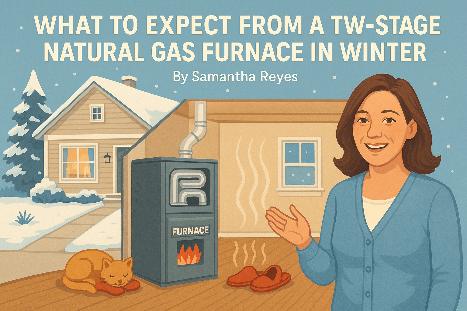 What to Expect from a Two-Stage Natural Gas Furnace in Winter - By Samantha Reyes, Home Comfort Advisor