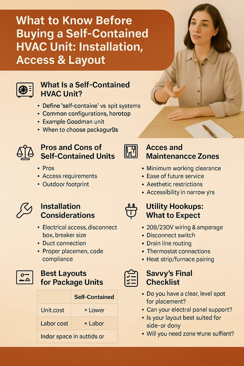 What to Know Before Buying a Self-Contained HVAC Unit Installation, Access & Layout