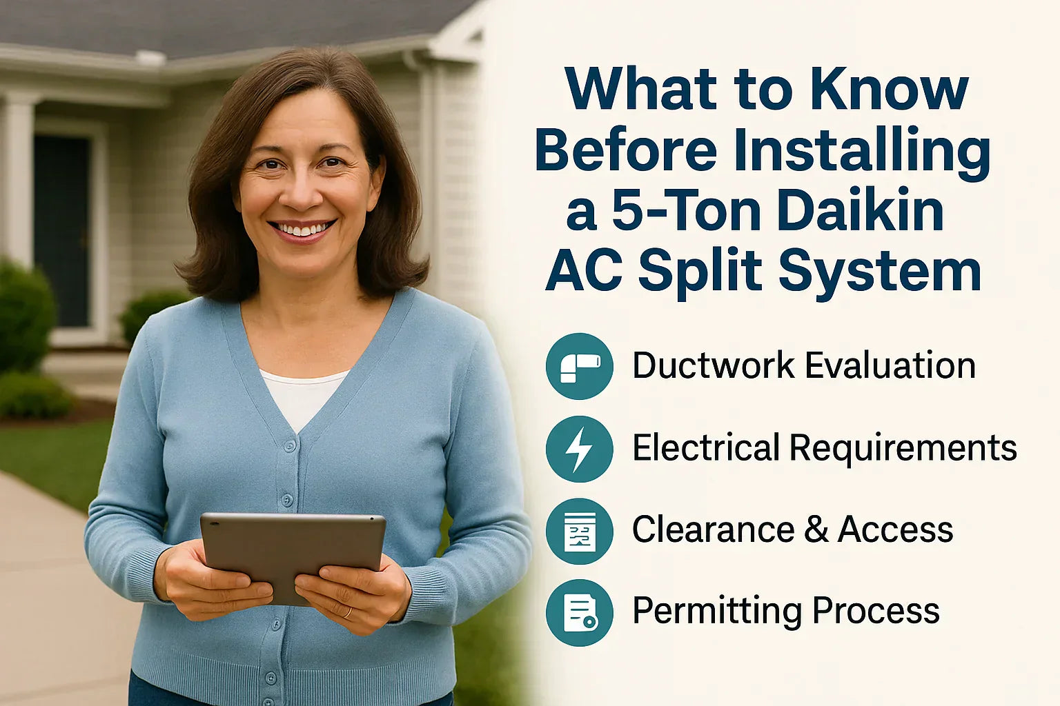 What to Know Before Installing a 5-Ton Daikin AC Split System