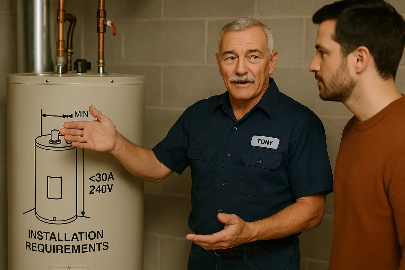 What to Know Before Installing a 50–60 Gallon Electric Water Heater. Expert Advice for Smart Homeowners from Tony the HVAC Pro