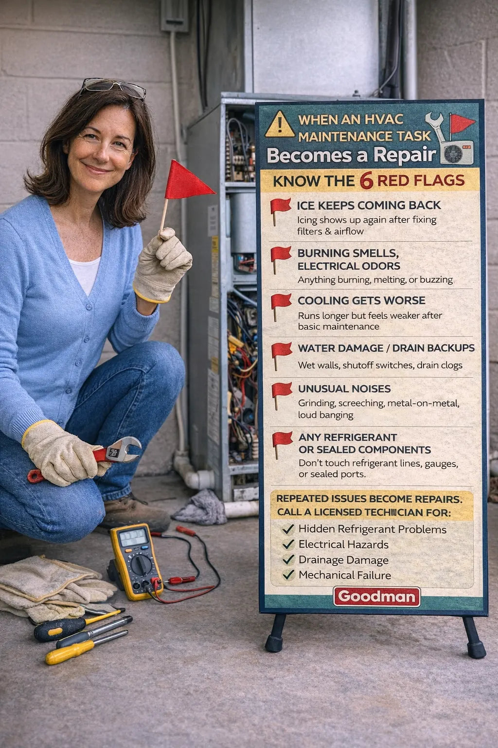 When an HVAC Maintenance Task Becomes a Repair — Know the 6 Red Flags