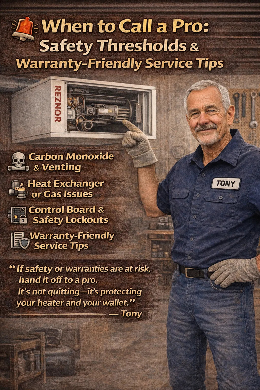 When to Call a Pro: Safety Thresholds & Warranty-Friendly Service Tips