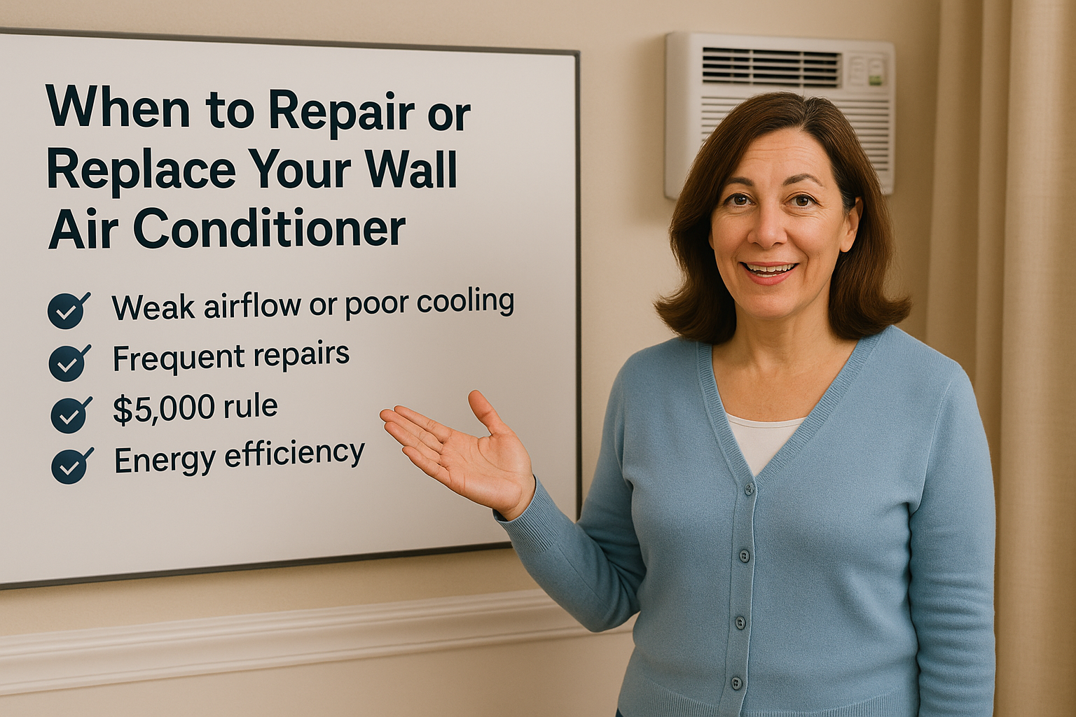 When to Repair or Replace Your Wall Air Conditioner