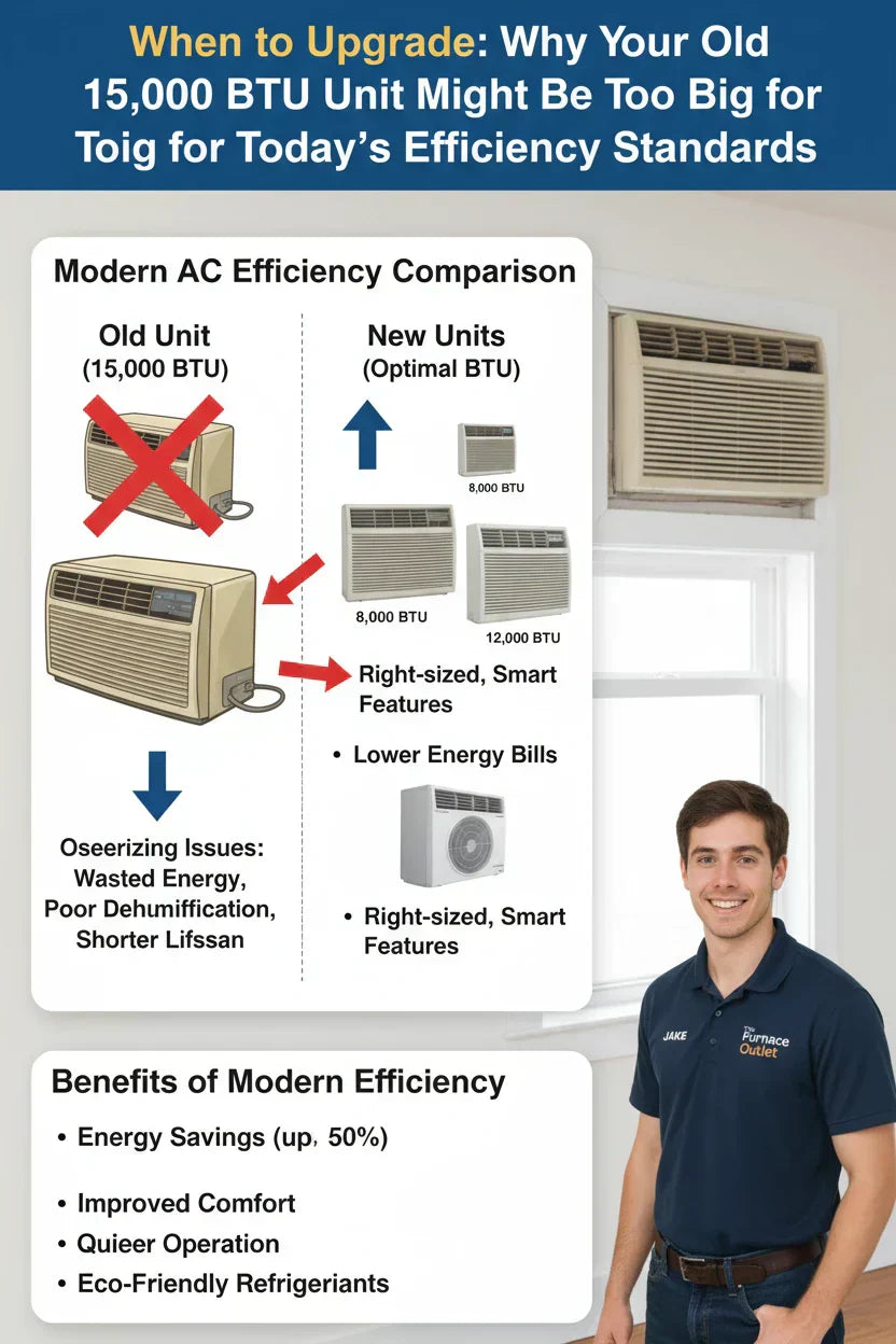 When to Upgrade: Why Your Old 15,000 BTU Unit Might Be Too Big for Today’s Efficiency Standards