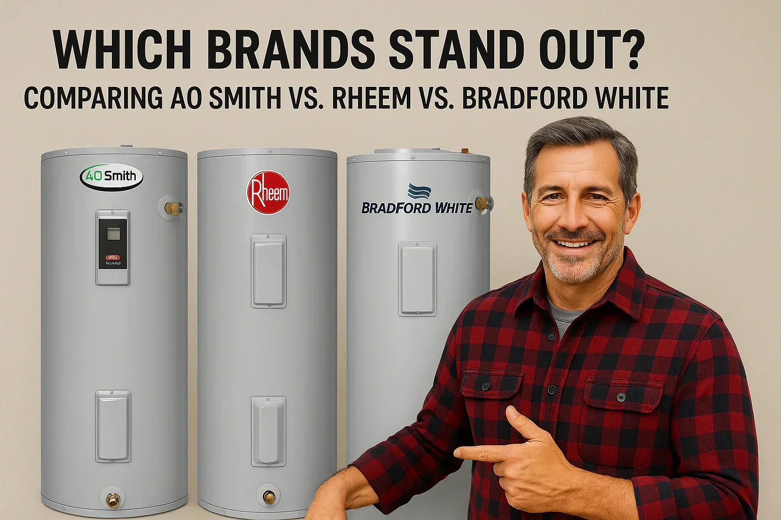 Which Brands Stand Out? Comparing AO Smith vs. Rheem vs. Bradford White