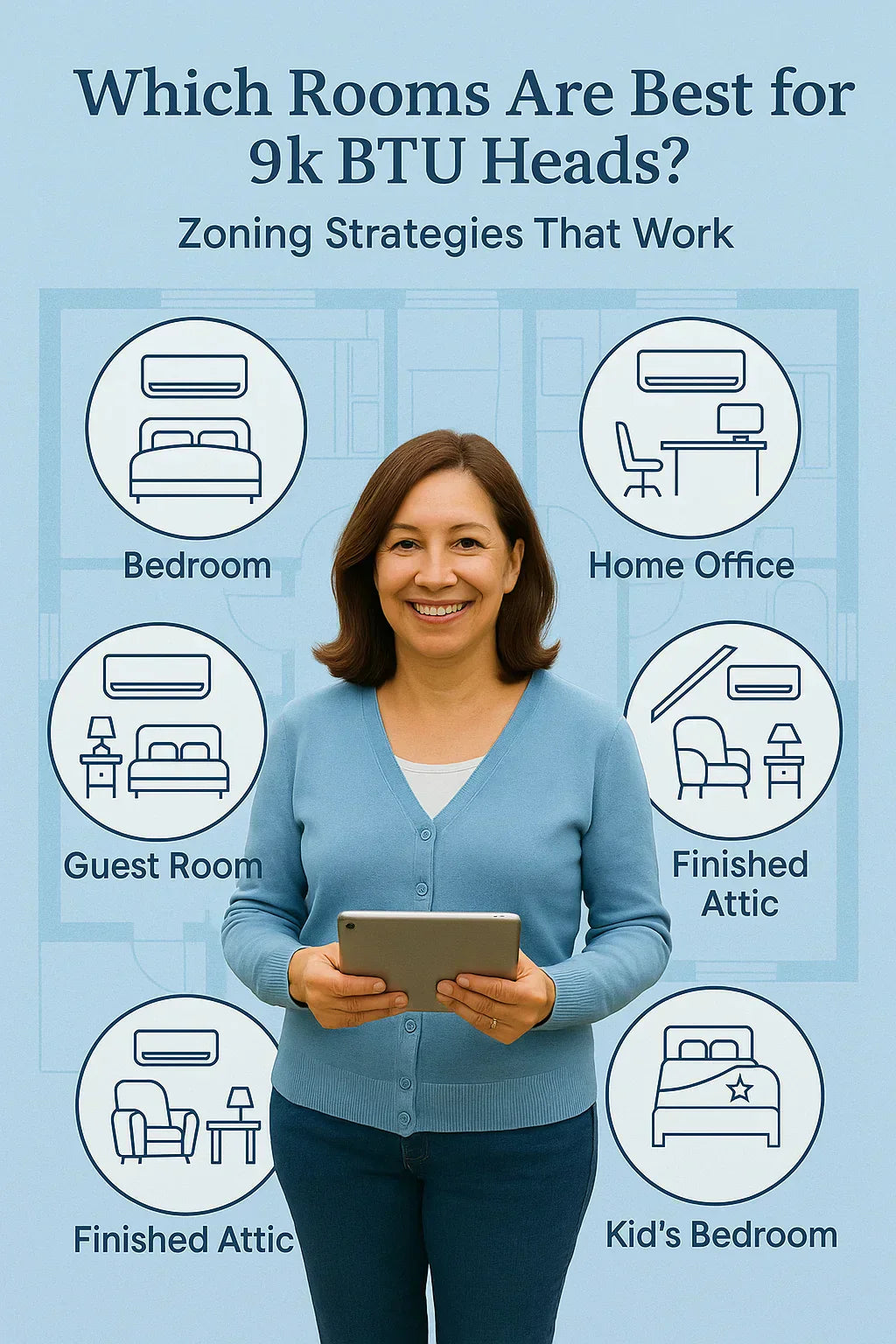 Which Rooms Are Best for 9k BTU Heads? Zoning Strategies That Work
