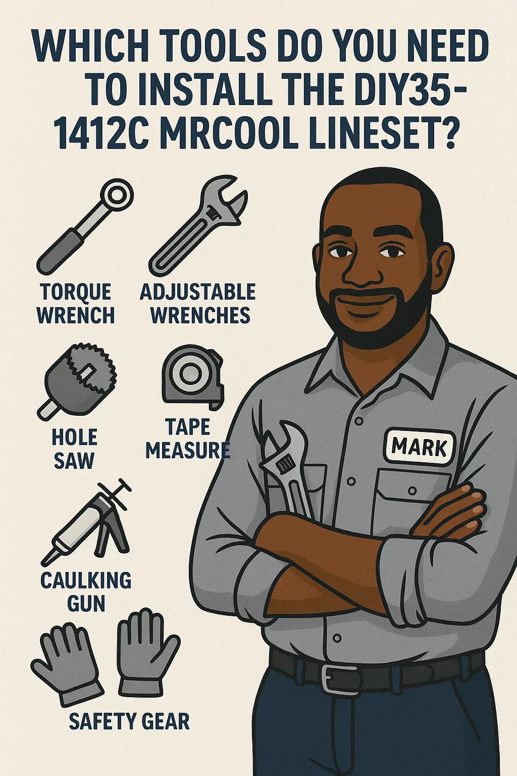 Which Tools Do You Need to Install the DIY35-1412C MRCOOL Lineset