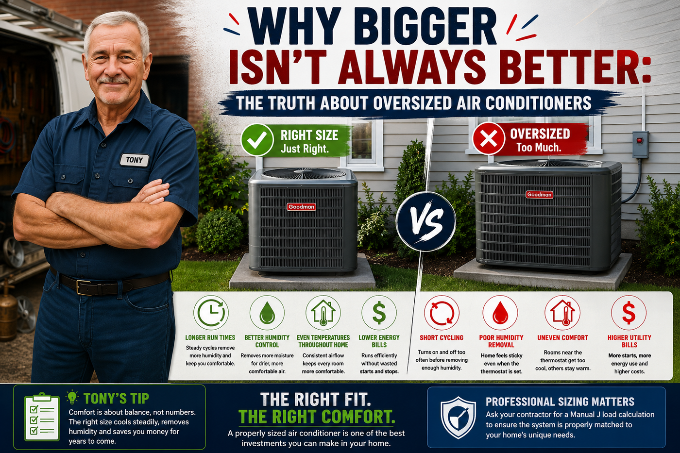 Why Bigger Isn't Always Better: The Truth About Oversized Air Conditioners