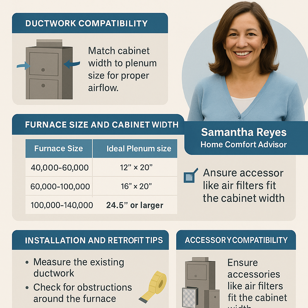 Why Furnace Cabinet Width (24.5”) Matters More Than You Think - By Samantha Reyes, Home Comfort Advisor