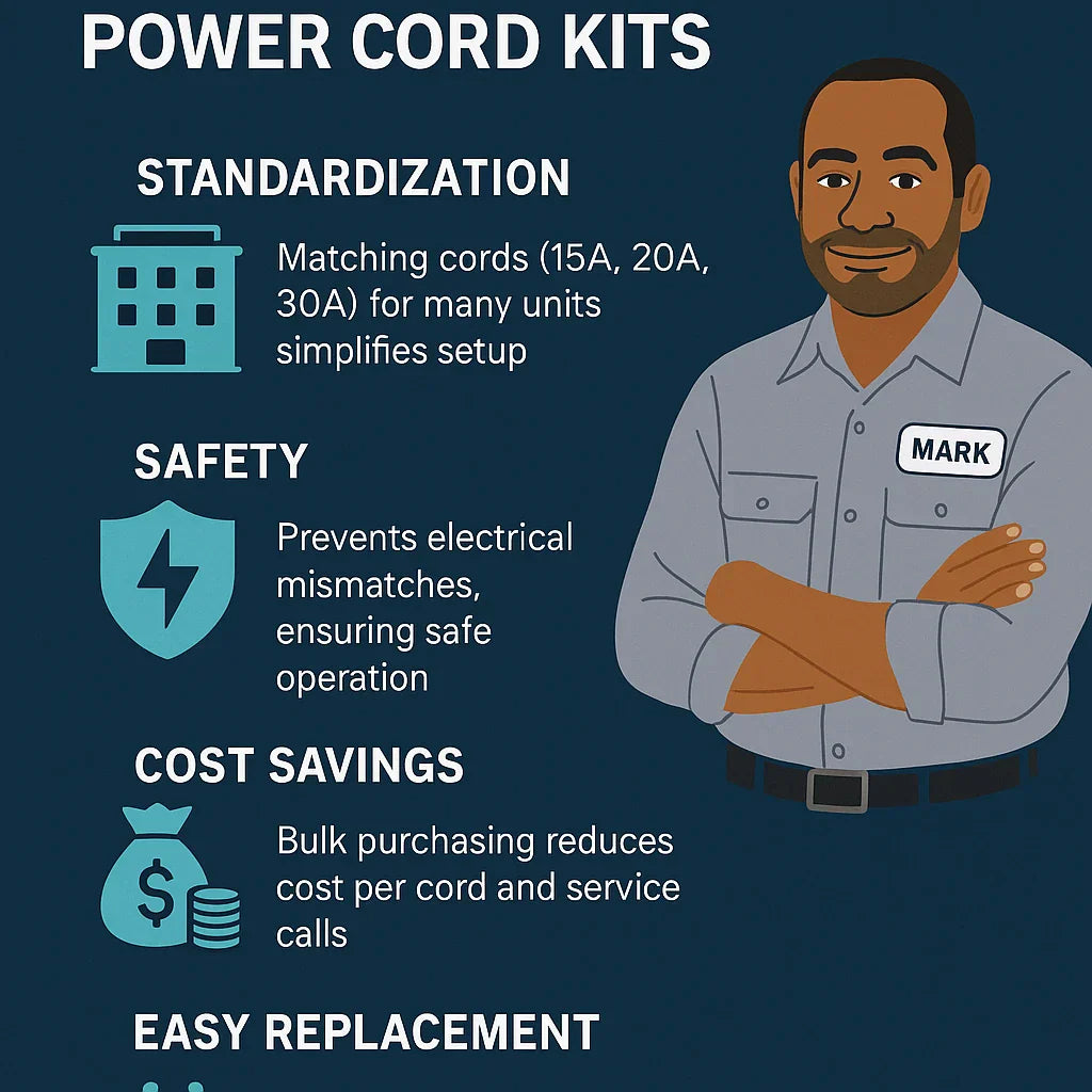 Why Hotels and Multi-Unit Properties Rely on GE Zoneline Power Cord Kits