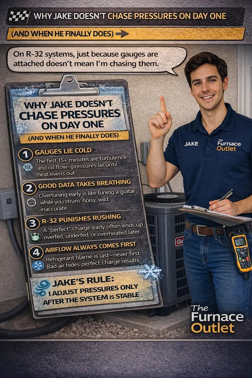 Why Jake Doesn’t Chase Pressures on Day One (And When He Finally Does)