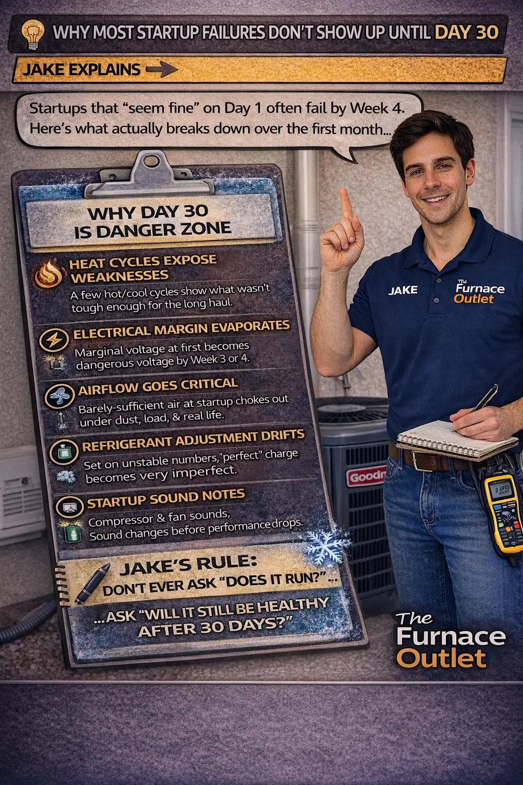 Why Most Startup Failures Don’t Show Up Until Day 30 — Jake Explains