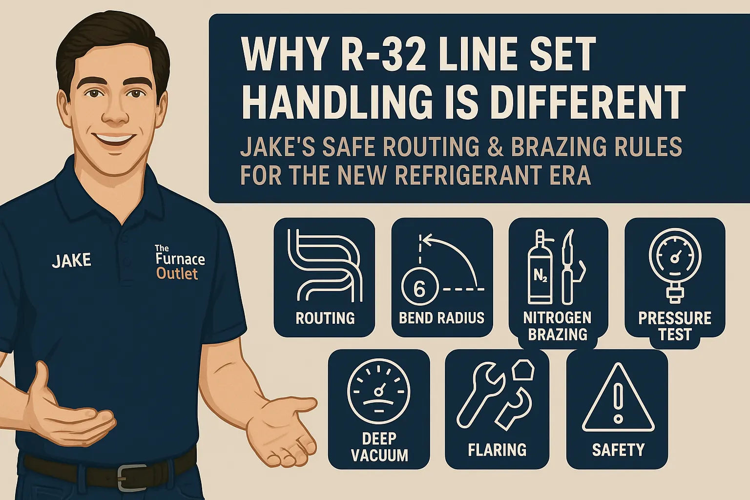Why R-32 Lineset Handling Is Different Jake’s Safe Routing & Brazing Rules for the New Refrigerant Era