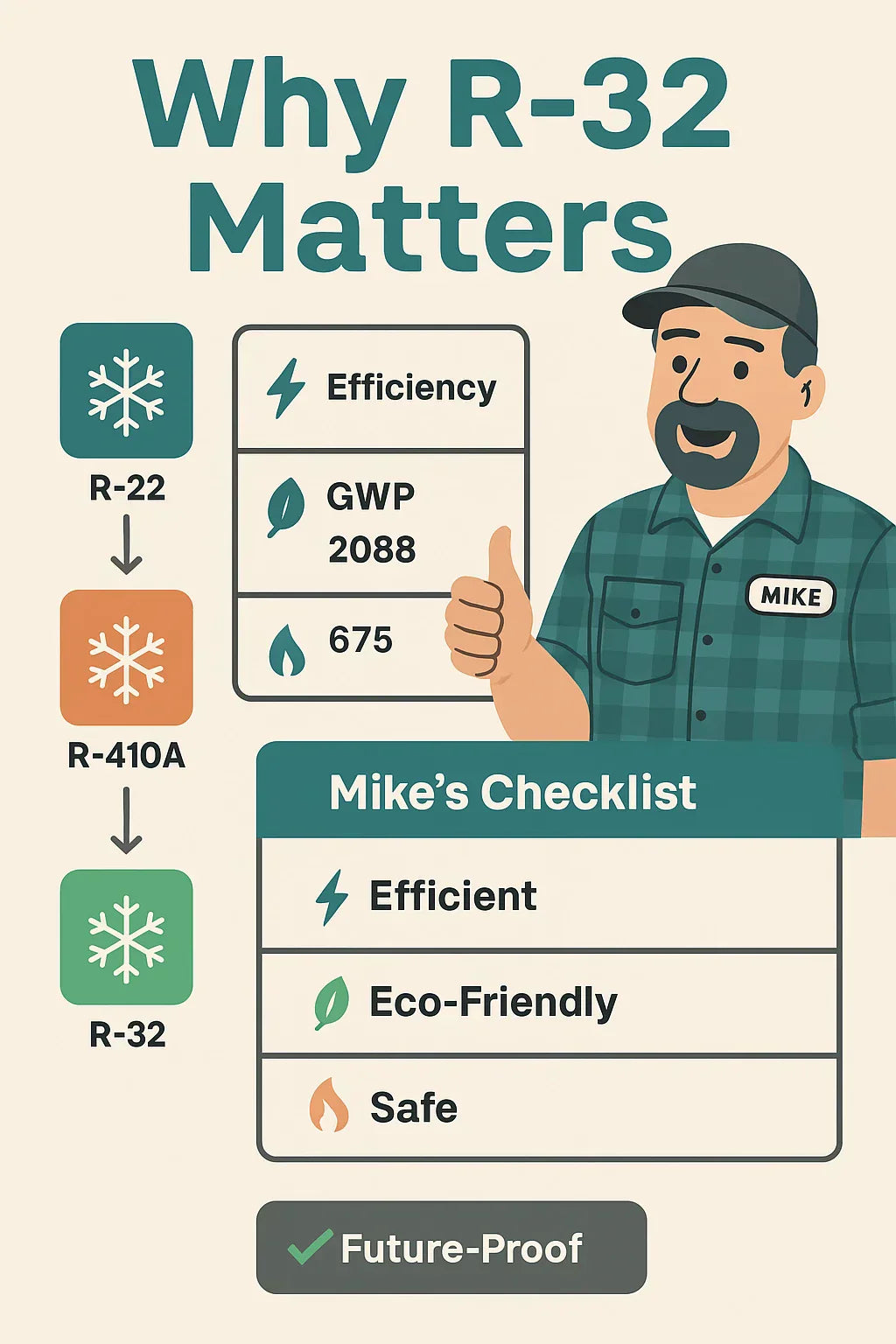 Why R-32 Matters: Mike’s Take on Efficiency, Safety & Environmental Impact