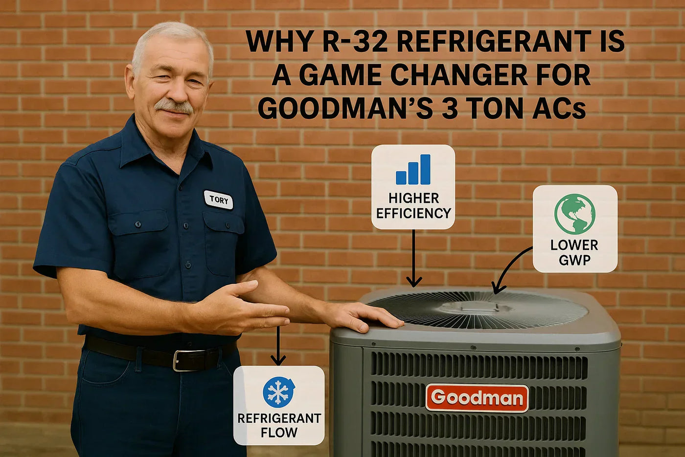 Why R-32 Refrigerant Is a Game Changer for Goodman’s 3 Ton ACs