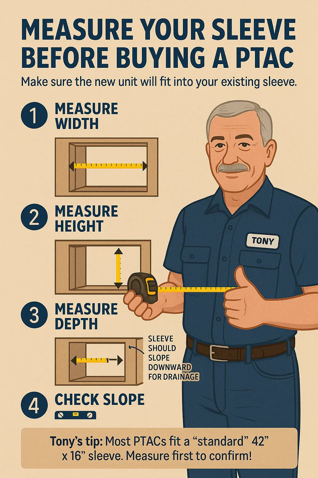 Will This PTAC Fit in Your Wall Sleeve? Dimensions, Clearance & Compatibility