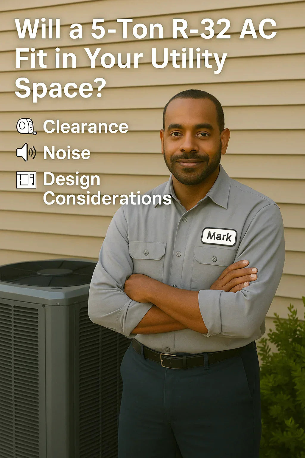 Will a 5-Ton R-32 AC Fit in Your Utility Space Clearance, Noise & Design Considerations